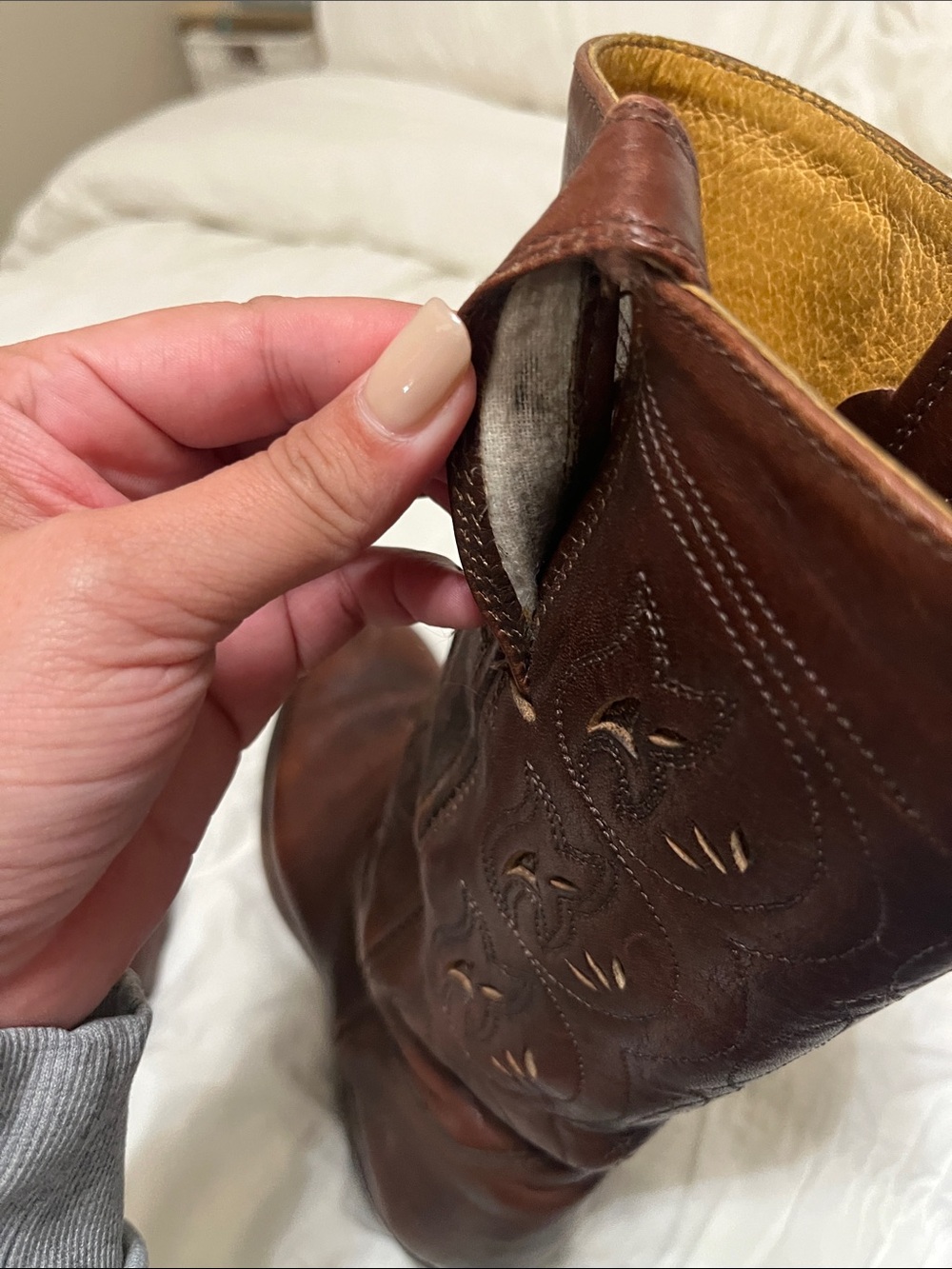 VINTAGE FRYE AUSTIN BOOT SIZE 8.5 - Picture 10 of 15